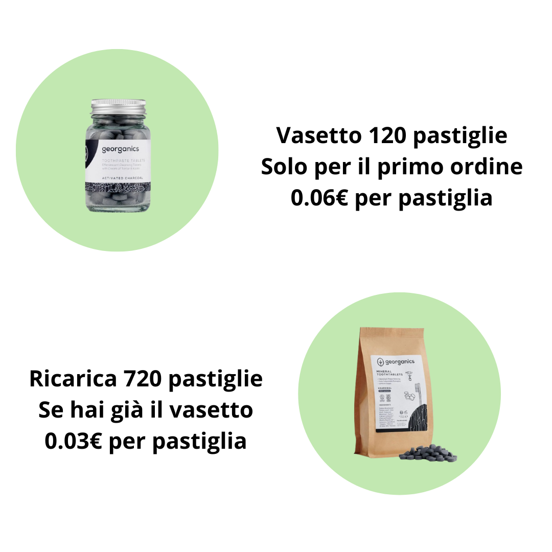 Dentifricio in pastiglie