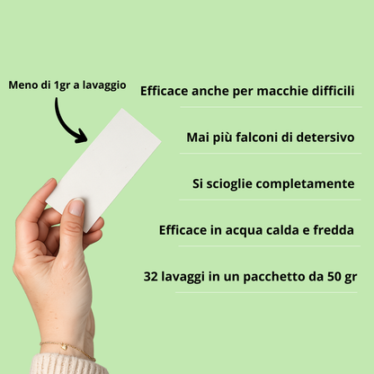 Detersivo in foglietti