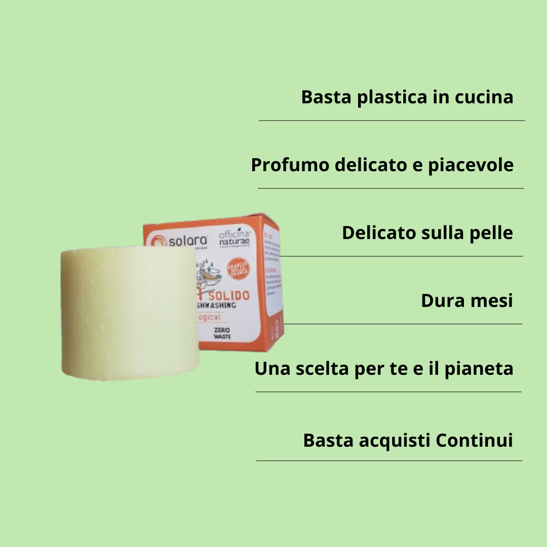 Sapone lava piatti solido