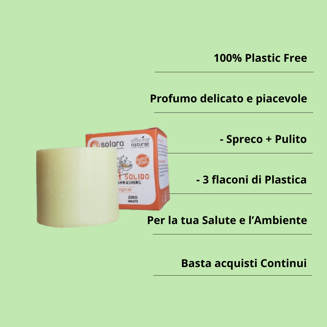Sapone lava piatti solido