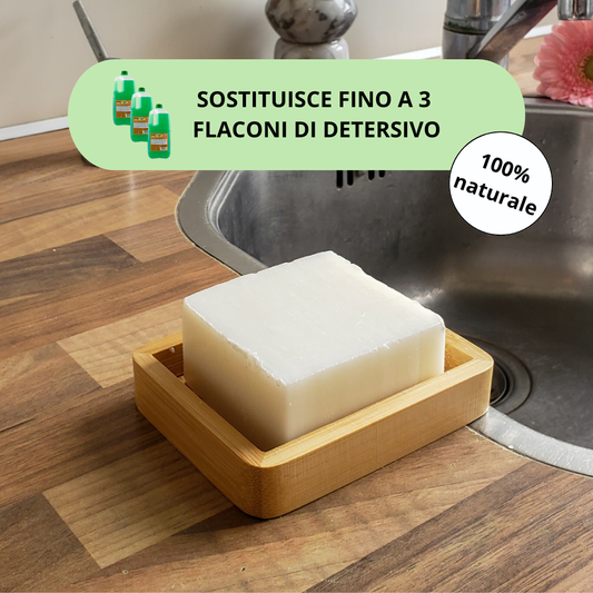 Sapone lava piatti solido