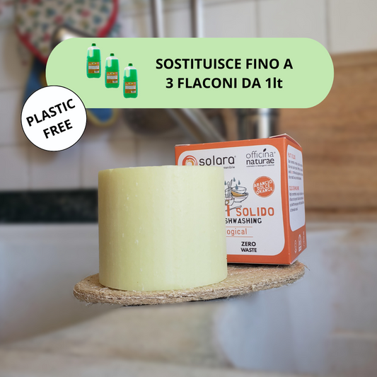 Sapone lava piatti solido