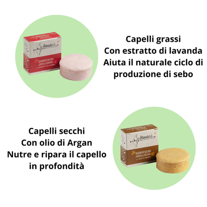 Shampoo solido doccia