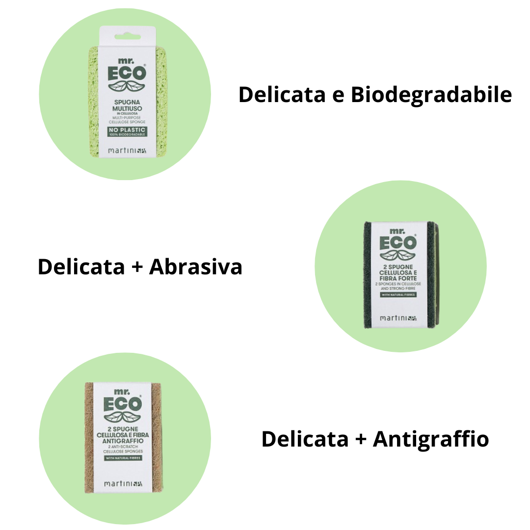 Spugne in cellulosa Vegetale