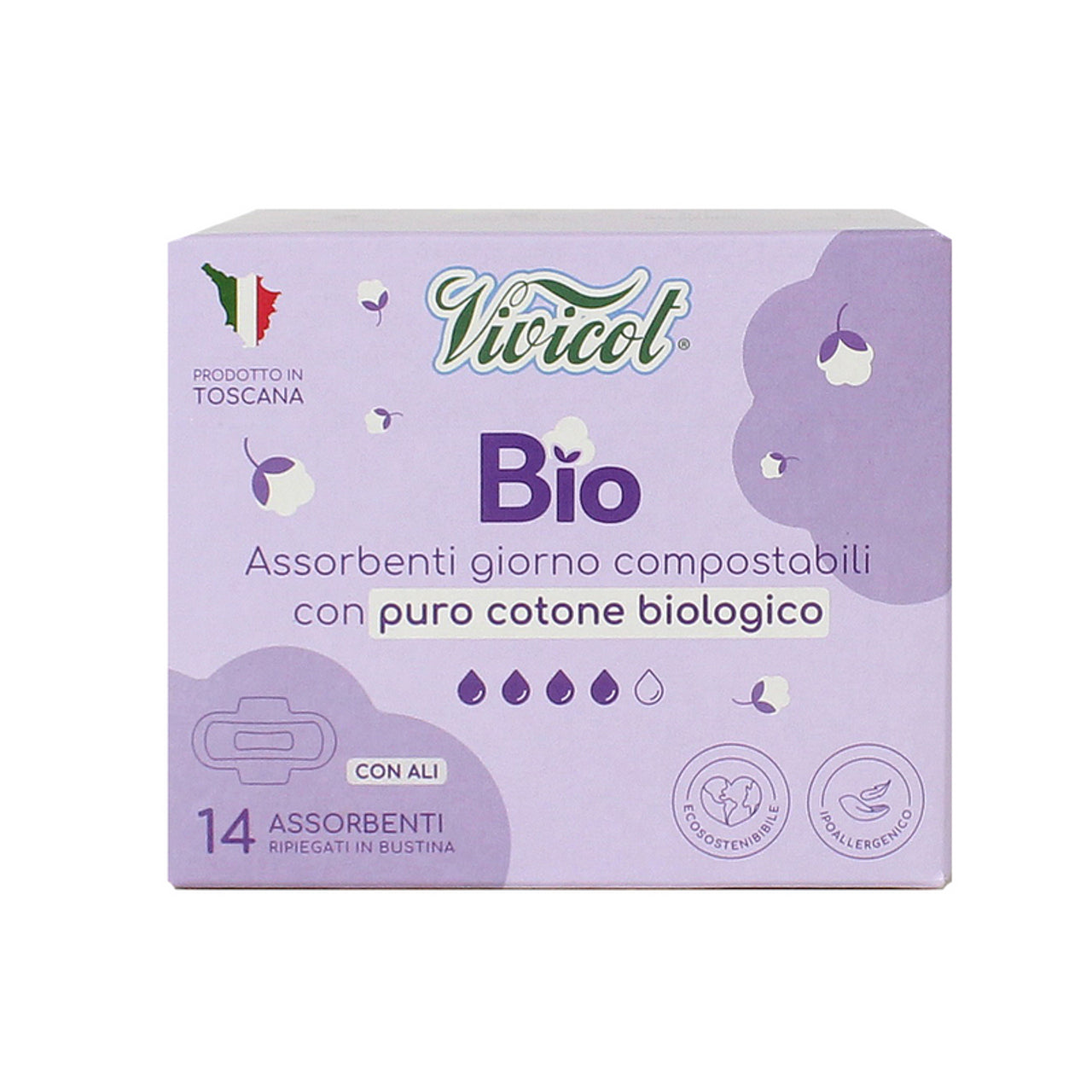 Assorbenti in Cotone Bio